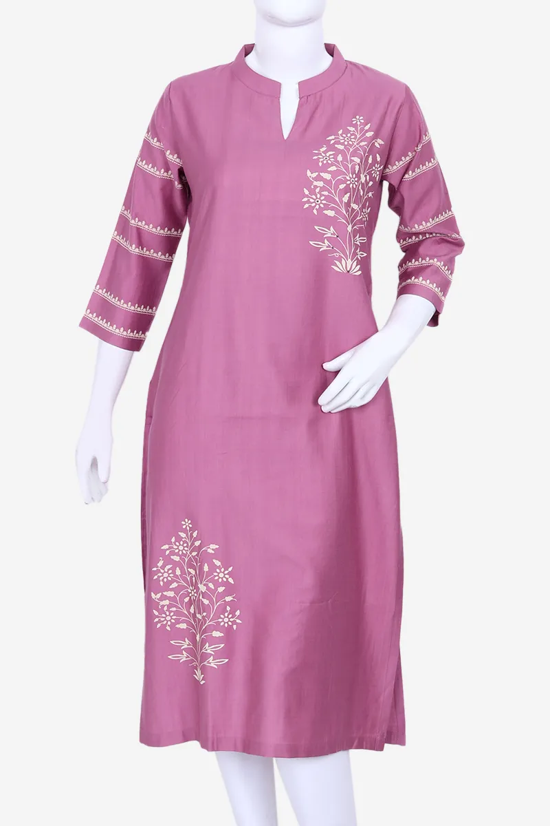 Cotton Printed Kurta for Women 022576MPIN